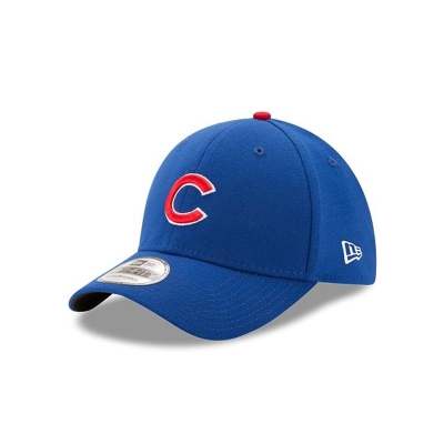 Blue Chicago Cubs Hat - New Era MLB Team Classic 39THIRTY Stretch Fit Caps USA4603829